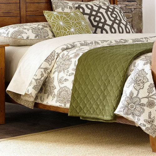 Grandpas Cabin - California King Sleigh Rails - Light Brown (175-BR22C)