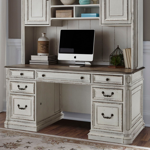 Magnolia Manor - Jr Executive Credenza Base - White (244-HO120B)