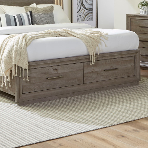 Horizons - Queen Storage Footboard - Gray (272-BR14FS)
