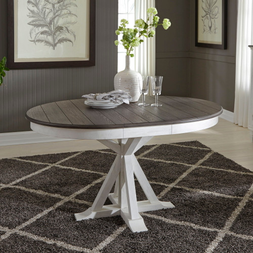 Allyson Park - Single Pedestal Table Base - White (417-P4254)