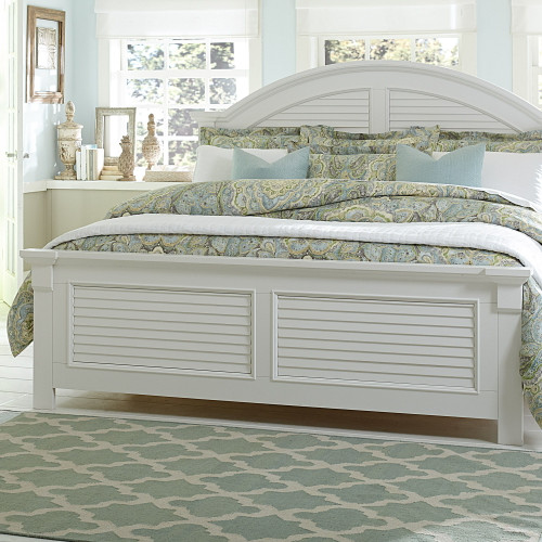 Summer House - Queen Panel Footboard - White (607-BR14)