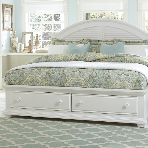 Summer House - King Storage Footboard - White (607-BR16FS)