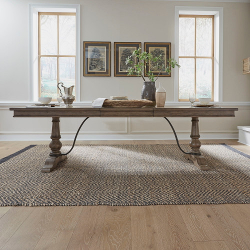 Americana Farmhouse - Trestle Table Top - Light Brown (615-T4202)