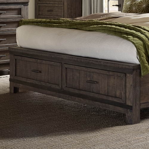 Thornwood Hills - King Storage Footboard - Dark Gray (759-BR16FS)