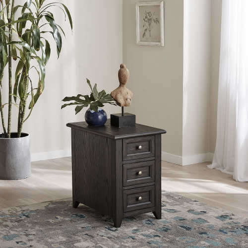 Mill Creek - Chair Side Table - Dark Brown (792-OT1021)