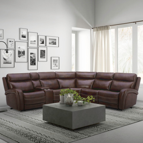 Blair - 6 Piece Sectional - Cognac (7005CG-UPH-6PCSEC)