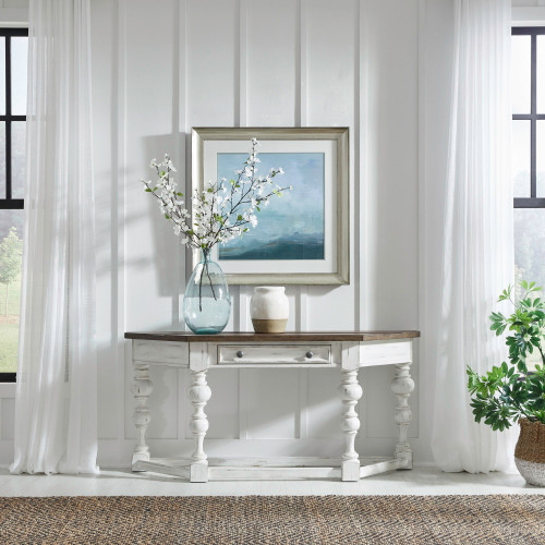 River Place - Accent Console Table - White (237-AT6430)