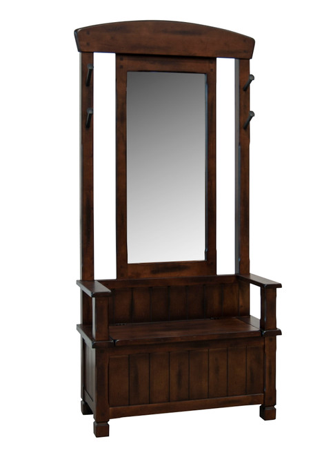 Santa Fe - Hall Tree Top Only - Dark Brown (2537DC2-T)