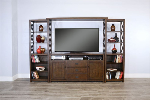 Homestead - Entertainment Wall (66,B,2Xp) - Dark Brown (3563TL)