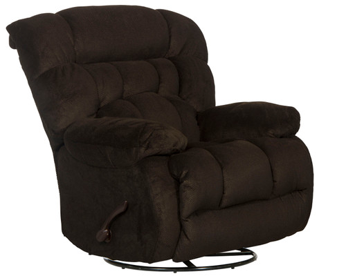 Daly - Chaise Swivel Glider Recliner - Chocolate (47655-1622/09)