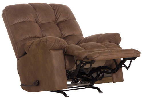 Machado - Chaise Rocker Recliner With Oversized Xtra Comfort Footrest - Chocolate (47922-1428/79)