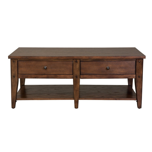 Lake House - Cocktail Table - Rustic Brown (210-OT1010)