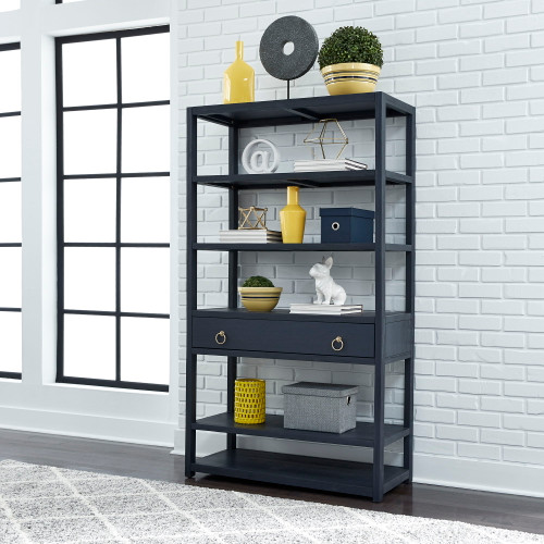 East End - Accent Bookcase - Black (2030-AB3970)