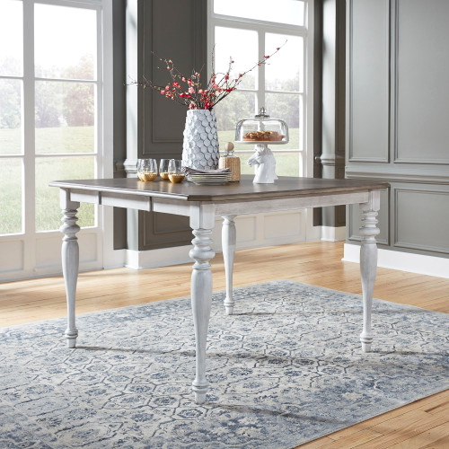 Ocean Isle - Gathering Table - Antique White (303W-G5454)