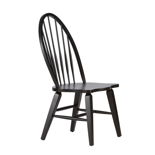 Hearthstone Ridge - Windsor Back Side Chair - Black (482-C1000S)