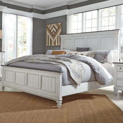 Allyson Park - Queen Panel Bed - White (417-BR-QPB)