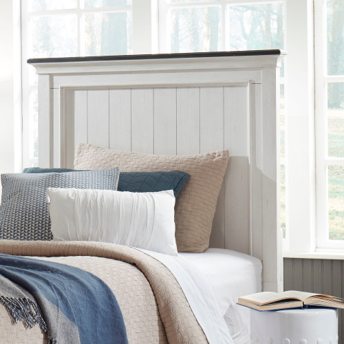 Allyson Park - Twin Panel Headboard - White (417-BR11)
