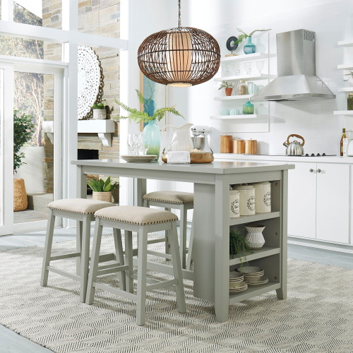 Brook Creek - 5 Piece Counter Set - Pearl Silver (942-CD-5CTS)