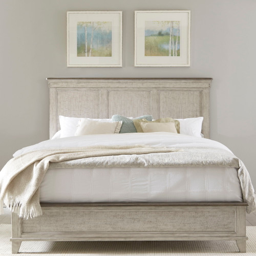 Ivy Hollow - Queen Panel Bed - White (457-BR-QPB)