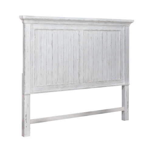 River Place - King Mansion Headboard - White (237-BR15)