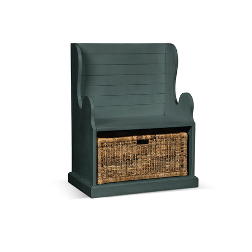 Manor House - Hall Seat - Blue / Dark Brown (2026LB)