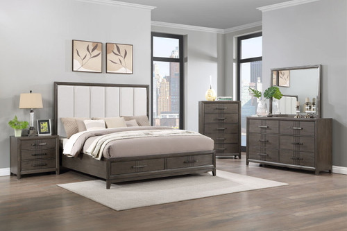 Landon - 6/0 California King Side Rails - Walnut (B6001-230) Landon - 6/0 California King Side Rails - Walnut (B6001-230)