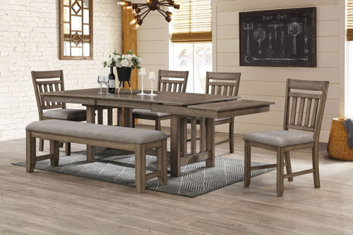 Harrisburg - Dining Table Base - Walnut (D3412-10B)