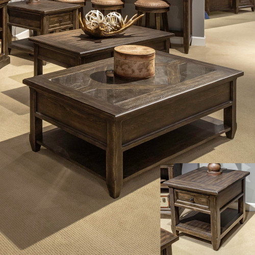 Paradise Valley - 3 Piece Set - Dark Brown (297-OT-3PCS)