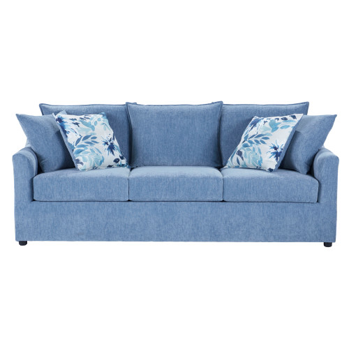 Sylvie - 2 Piece Living Room Set (Sofa & Chair) - Blue Slate (23-1270F-2NP)