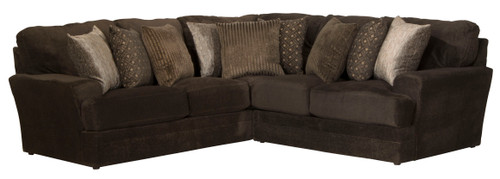 Mammoth - 2 Piece Sectional - Chocolate (4376/62/42-49)
