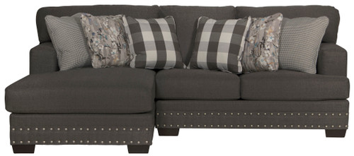 Crawford - 2 Piece Sofa Chaise With LSF Chaise With 6 Included Accent Pillows (5473/42/75)