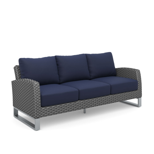Fiji - 2 Piece Outdoor Set (Sofa & Slat Top Coffee Table Set) - Blue (G801C-30S) Fiji - 2 Piece Outdoor Set (Sofa & Slat Top Coffee Table Set) - Blue (G801C-30S)