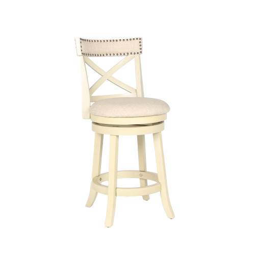 York - Counter Stool - Antique White (S1219-CS-FW)