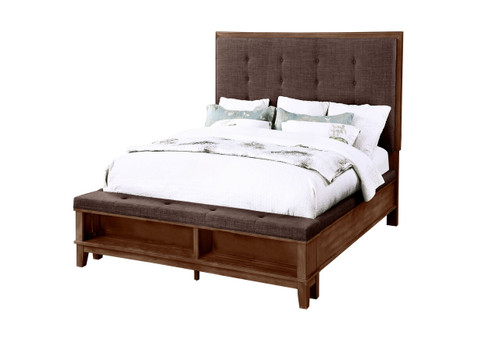 Cagney - 5/0 Queen Bed - Dark Brown (00-594-300)