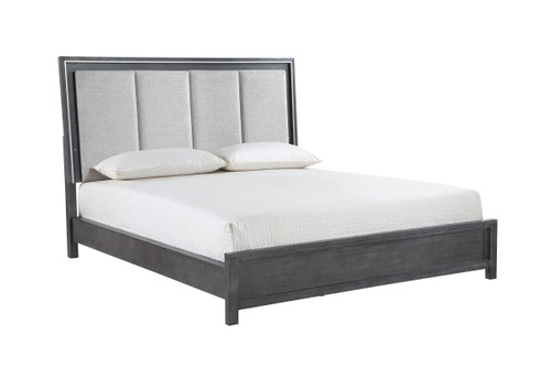 Odessa - 6/6 King Bed - Dark Gray (00-6555-100)