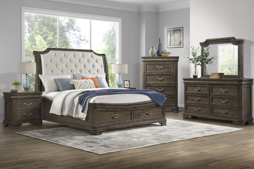 Lyndhurst - 5/0 Queen Bed - Walnut (00-493B-300) Lyndhurst - 5/0 Queen Bed - Walnut (00-493B-300)