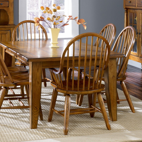 Treasures - 5 Piece Dining Room Set - Light Brown (17-DR-5PCS)