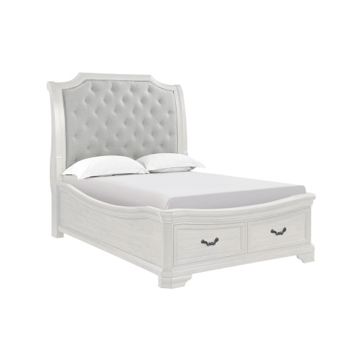 Lyndhurst - 6/0 Western King Bed - White Lyndhurst - 6/0 Western King Bed - White