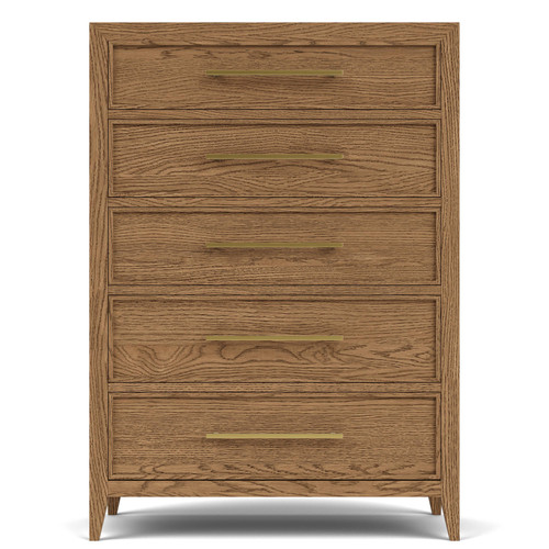 Halbrooke - Five Drawer Chest - Light Brown