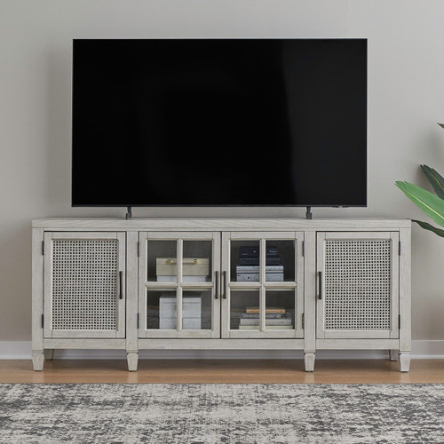 Caruso Heights - 82" TV Console - White Caruso Heights - 82" TV Console - White