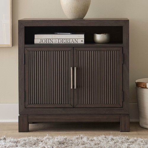 Modern Edge - Bedside Chest With Charging Station - Brown Modern Edge - Bedside Chest With Charging Station - Brown