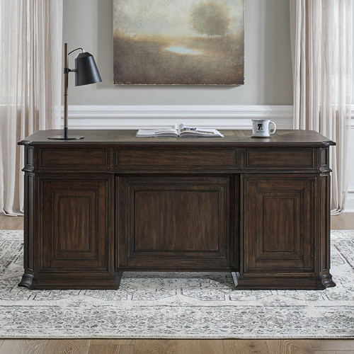 Provence Park - Jr Executive Desk Top - Brown