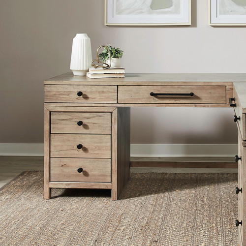 Proximity Place - L Writing Desk Top - Barley Buff Proximity Place - L Writing Desk Top - Barley Buff