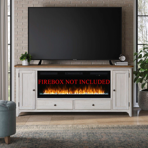 Fireplace TV Consoles - 80" Fireplace TV Console FTS - Brown Fireplace TV Consoles - 80" Fireplace TV Console FTS - Brown