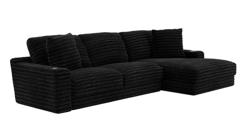 Comfrey - LSF Sofa - Black