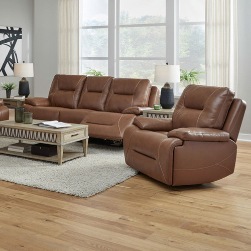 Cameron - Sofa & Recliner - Brown