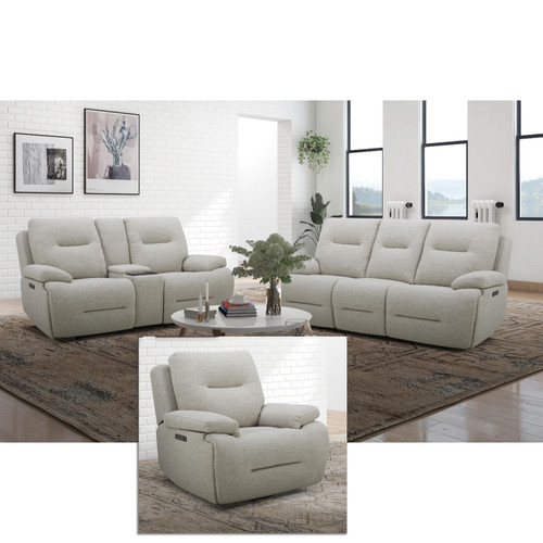 Cameron - Sofa With Loveseat & Recliner - White