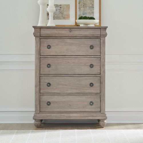 Rustic Traditions - 5 Drawer Chest - Brown
