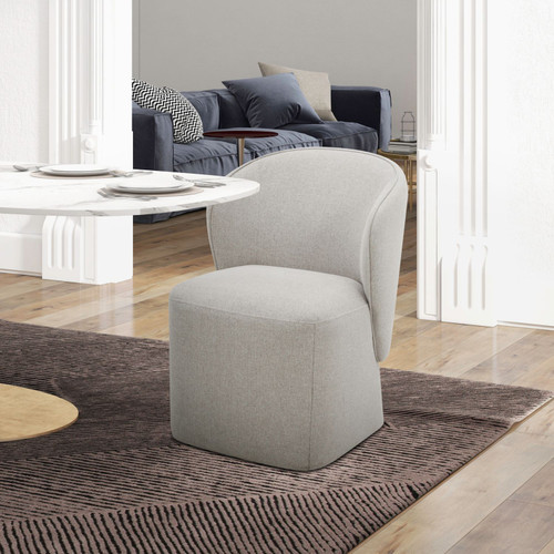 Accent Dining - Dining Chair With Casters Accent - Gray