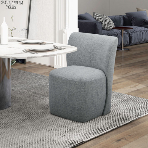 Accent Dining - Dining Chair With Casters Accent - Sapphire